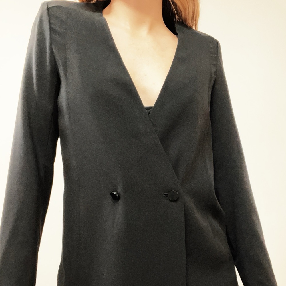 Black tuxedo jacket